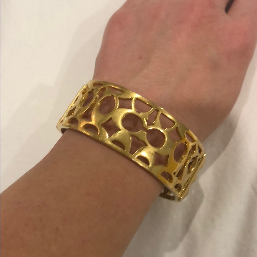 Coach Gold Bangle Bracelet